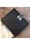 Hermes Bi-Fold Wallet Togo Leather H512 Black  Replica