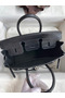 Hermes Birkin 25 Bag In Black Matte Alligator Crocodile Skin  Replica