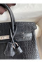 Hermes Birkin 25 Bag In Black Matte Alligator Crocodile Skin  Replica