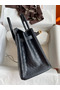 Hermes Birkin 25 Handmade Bag In Black Crocodile Niloticus Matte Skin  Replica