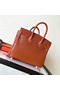 Hermes Birkin 25 Handmade Bag In Gold Swift Leather  Replica