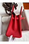 Hermes Birkin 25 Handmade Bag In Red Epsom Calfskin  Replica