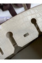 Hermes Birkin 25 Retourne Handmade Bag In Beton Matte Alligator Leather  Replica