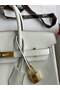 Hermes Birkin 25 Retourne Handmade Bag In Beton Swift Calfskin  Replica