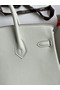 Hermes Birkin 25 Retourne Handmade Bag In Beton Swift Calfskin  Replica