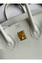 Hermes Birkin 25 Retourne Handmade Bag In Beton Swift Calfskin  Replica