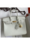 Hermes Birkin 25 Retourne Handmade Bag In Beton Swift Calfskin  Replica