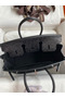 Hermes Birkin 25 Retourne Handmade Bag In Black Ostrich Leather  Replica