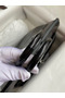 Hermes Birkin 25 Retourne Handmade Bag In Black Shiny Alligator Leather  Replica