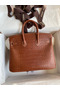 Hermes Birkin 25 Retourne Handmade Bag In Gold Matte Alligator Leather  Replica