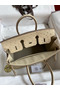 Hermes Birkin 25 Retourne Handmade Bag In Parchemin Ostrich Leather  Replica