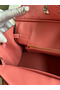 Hermes Birkin 25 Retourne Handmade Bag In Pink Ostrich Leather  Replica