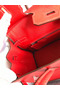 Hermes Birkin 25 Retourne Handmade Bag In Red Lizard Leather  Replica
