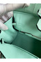 Hermes Birkin 25 Retourne Handmade Bag In Vert D'eau Matte Alligator Leather  Replica
