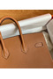 Hermes Birkin 25 Sellier Handmade Bag In Gold Epsom Calfskin  Replica