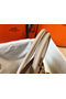 Hermes Birkin 25cm Bag In Beige Clemence Leather GHW  Replica