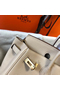 Hermes Birkin 25cm Bag In Beige Clemence Leather GHW  Replica