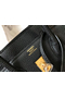 Hermes Birkin 25cm Bag In Black Clemence Leather GHW  Replica