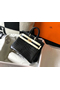 Hermes Birkin 25cm Bag In Black Embossed Crocodile Leather  Replica