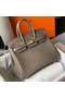 Hermes Birkin 25cm Bag In Taupe Embossed Crocodile Leather  Replica