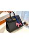 Hermes Birkin 25CM Epsom Bag Original Leather H25E Black  Replica