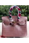 Hermes Birkin 25CM Tote Bag Croco Leather H25TCO Pink  Replica