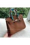 Hermes Birkin 25CM Tote Bag Litchi Leather H25T Brown  Replica