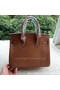 Hermes Birkin 25CM Tote Bag Litchi Leather H25T Brown  Replica