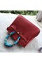 Hermes Birkin 25CM Tote Bag Litchi Leather H25T Red  Replica