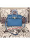 Hermes Birkin 25CM Tote Bag Original Leather H25 Blue  Replica