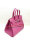 Hermes Birkin 25CM Tote Bag Original Leather H25T Rose  Replica