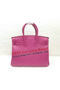 Hermes Birkin 25CM Tote Bag Original Leather H25T Rose  Replica