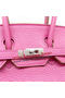 Hermes Birkin 25CM Tote Bag Original Leather H25T Rose  Replica