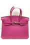 Hermes Birkin 25CM Tote Bag Original Leather H25T Rose  Replica