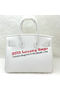 Hermes Birkin 25CM Tote Bag Original Leather H25T White  Replica