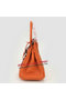 Hermes Birkin 25CM Tote Bags Orange Original Leather Gold  Replica