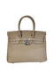 Hermes Birkin 25CM Tote Bags Togo Leather Dark Grey Silver  Replica