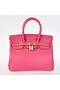Hermes Birkin 25CM Tote Bags Togo Leather Peach Godlen  Replica