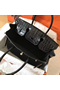 Hermes Birkin 30 Bag In Black Crocodile Porosus Shiny Skin  Replica