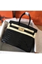 Hermes Birkin 30 Bag In Black Crocodile Porosus Shiny Skin  Replica