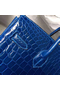 Hermes Birkin 30 Bag In Blue Electric Crocodile Niloticus Skin  Replica