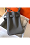 Hermes Birkin 30 Handmade Bag In Ardoise Clemence Leather  Replica