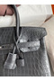 Hermes Birkin 30 Handmade Bag In Black Crocodile Niloticus Matte Skin  Replica