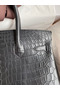 Hermes Birkin 30 Handmade Bag In Black Crocodile Niloticus Matte Skin  Replica