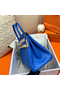 Hermes Birkin 30 Handmade Bag In Blue Ostrich Skin  Replica