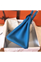 Hermes Birkin 30 Handmade Bag In Blue Zanzibar Clemence Leather  Replica