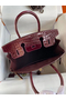 Hermes Birkin 30 Handmade Bag In Bordeaux Crocodile Niloticus Shiny  Replica