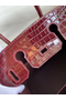 Hermes Birkin 30 Handmade Bag In Bordeaux Crocodile Niloticus Shiny  Replica