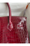 Hermes Birkin 30 Handmade Bag In Bordeaux Crocodile Niloticus Shiny Skin  Replica