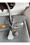 Hermes Birkin 30 Handmade Bag In Etain Crocodile Niloticus Matte Skin  Replica